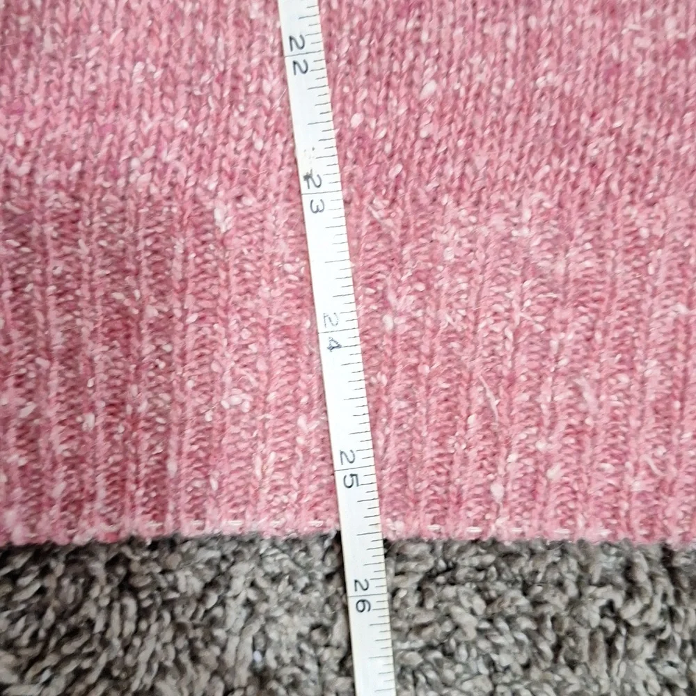 Vintage Lady De Rotchild silk/angora blend - 40 / L - heathered pink